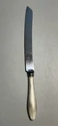 Reed And Barton Sterling Handle Serrated Cake Knife Sheffield Stainless Blade
