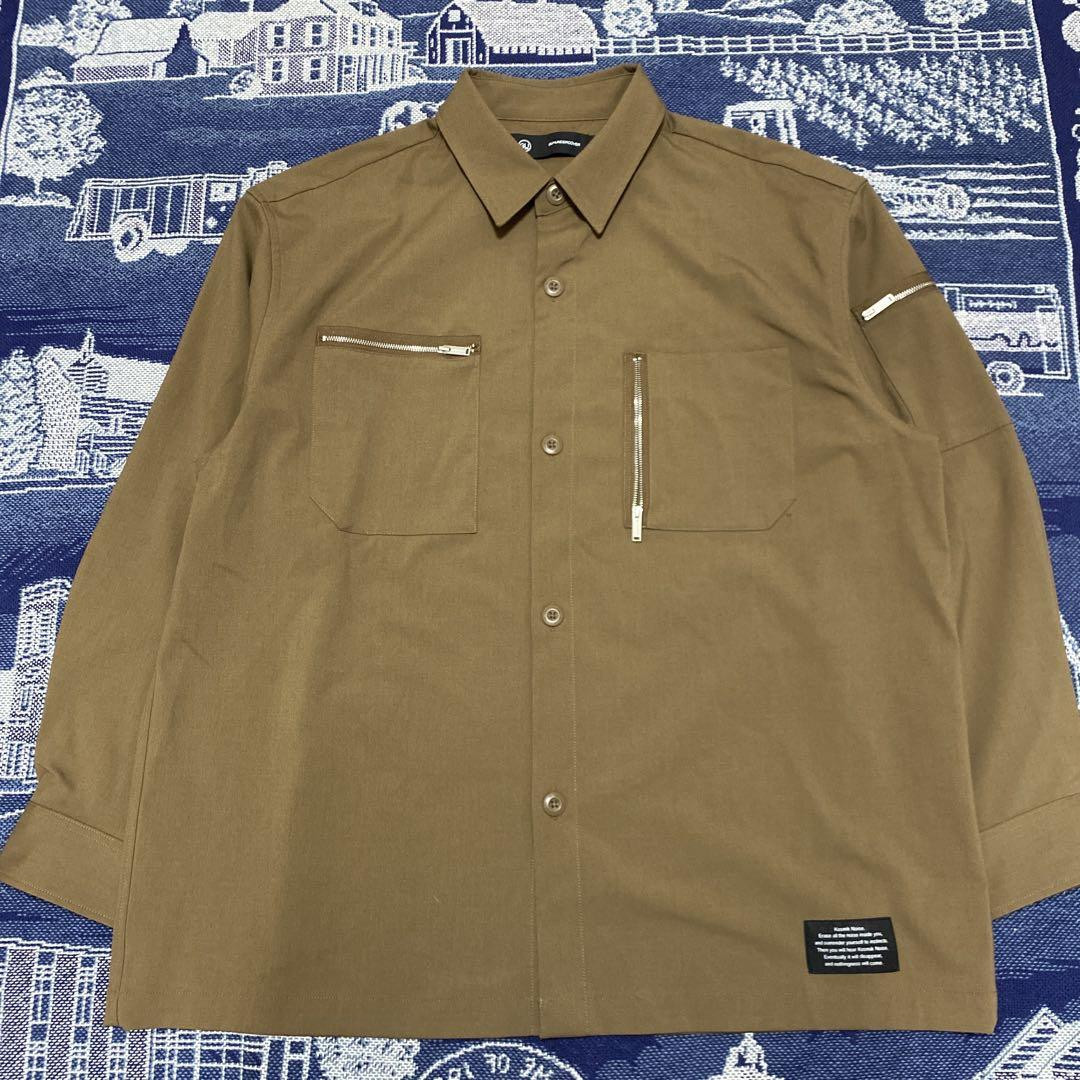 GU x UNDERCOVER Zip Shirt Jacket Polyester Brown XL | eBay GU x UNDERCOVER Zip Shirt Jacket Polyester Brown XL | eBay