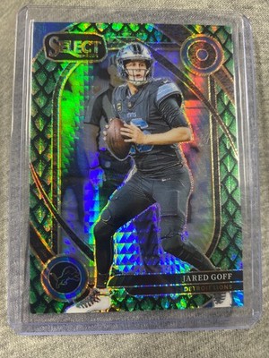 2024 Panini Select - Club Level Jared Goff #228 Dragon Scale Prizm /81