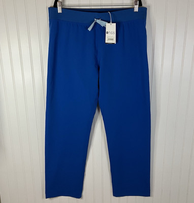 Figs Scrub Pants Womens Large Royal Blue Livingston Nurse Medical Wear NEW
