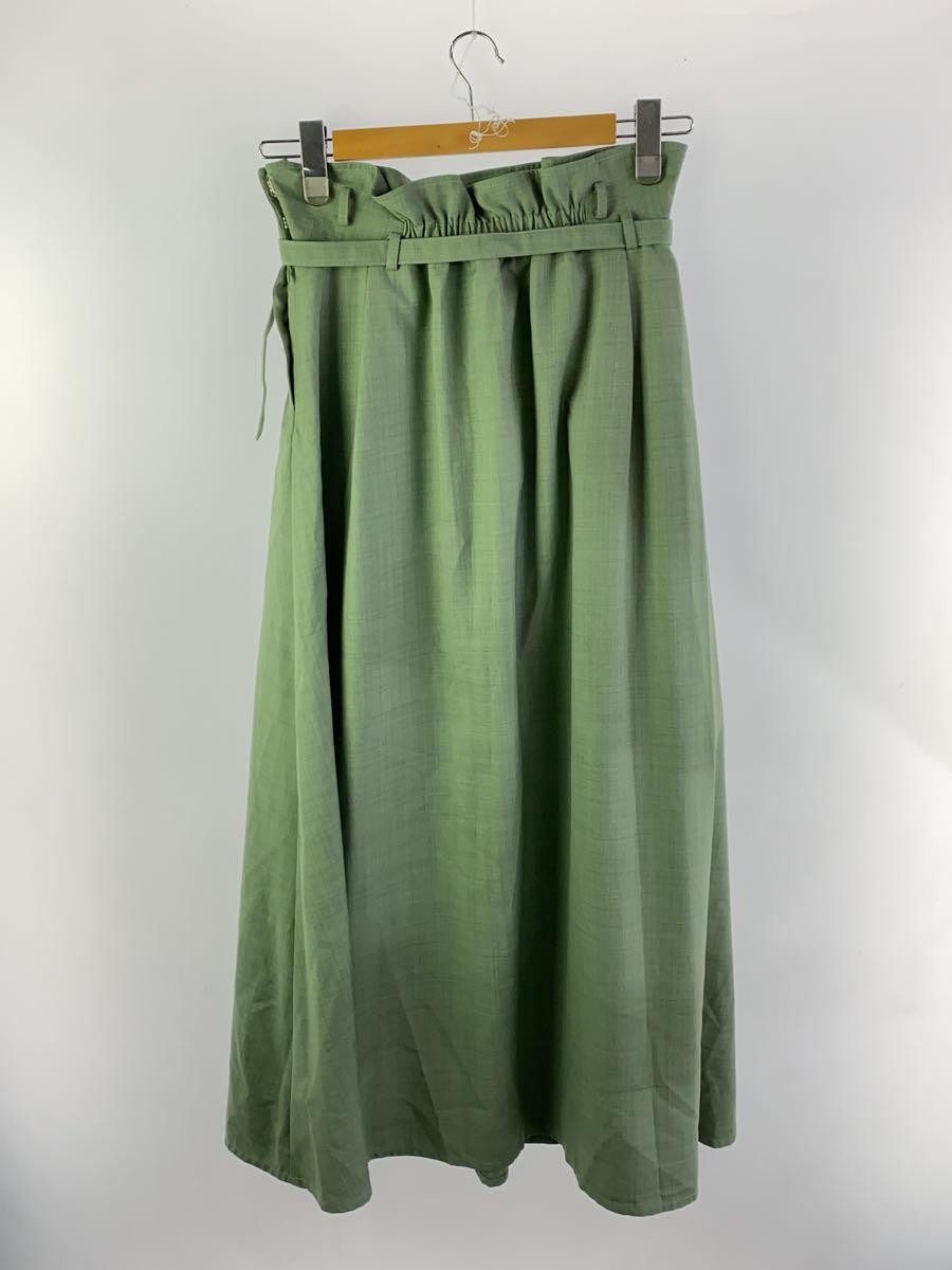 AMERI Long Skirt M Cotton GRN Solid 01110940290 - image 2