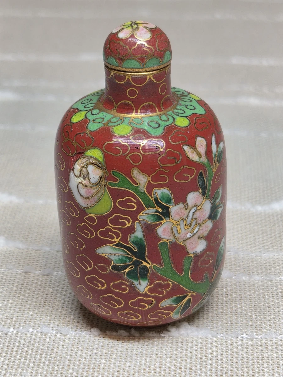 中国风景泰蓝鼻烟壶| eBay