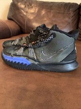 Nike Kyrie 7 Grind Lime Ice Youth Size 5.5 basketball sneakers Black And Blue