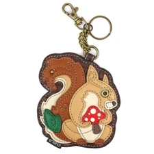 Chala Squirrel Key Fob / Coin Purse - NWT