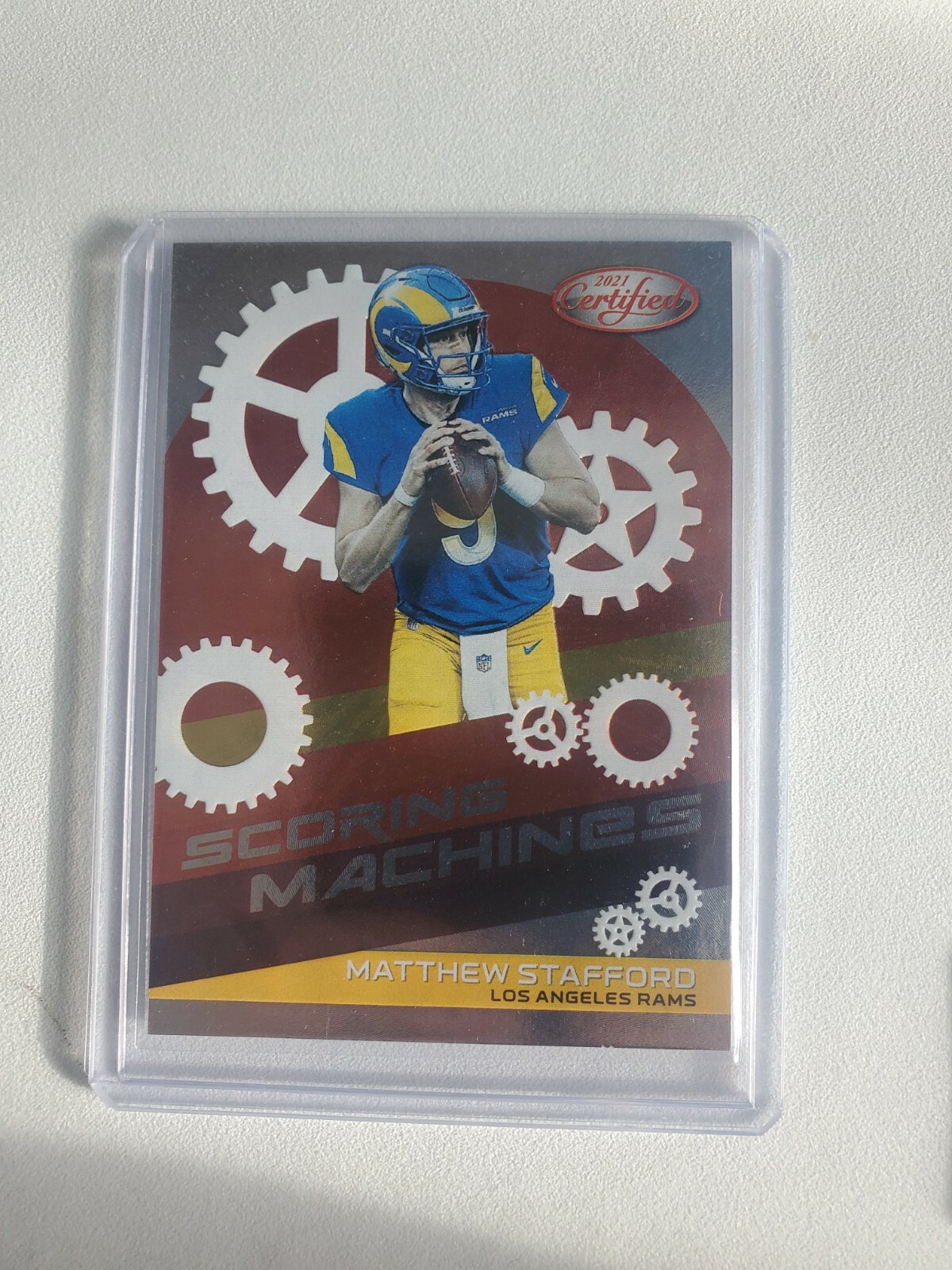 2021 Panini Certified Scoring Machines Matthew Stafford Rams Superbowl contender