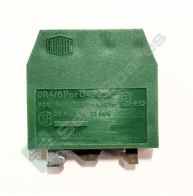 TE CONNECTIVITY DR4/6.P DIN RAIL GROUND TERMINAL BLOCK