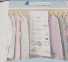 Hanging Jewelry File Organizer with Swivel Hook Whitmor New