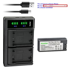 Kastar Battery LTD2 Charger for Sony NP-FC10 BC-VC10 Sony Cyber-shot DSC-P10L