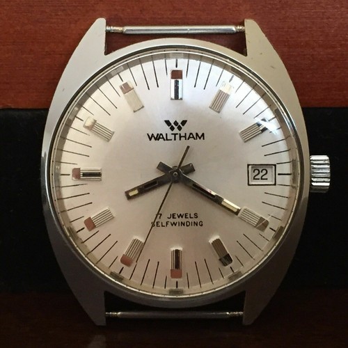 Waltham Automatico Orologio Svizzero ~ 17 Gioielli Movimento * FHF-905 *  mantiene ottimo momento | eBay