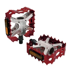 Wellgo Old school BMX MTB Bear Trap 1/2" Bicycle Pedals , Red