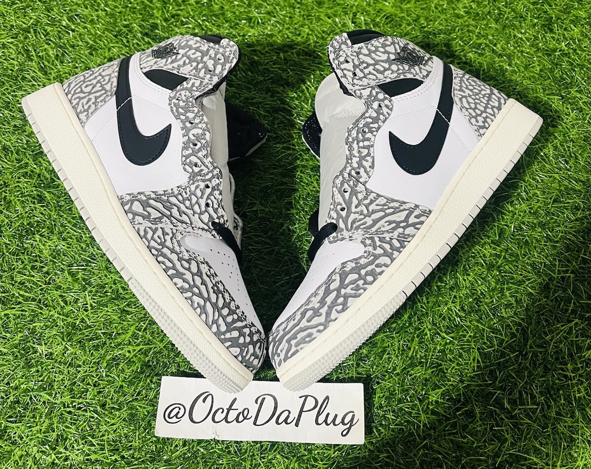 靴 NikeAirJordan 1 HighOG White Cement 29.0 2023 Air Jordan 1 High OG White Cement Review - Too Much Cement