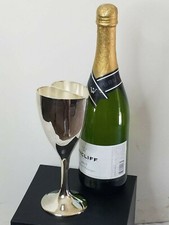 Heart Shaped "Two in One" Silver Champagne Glass