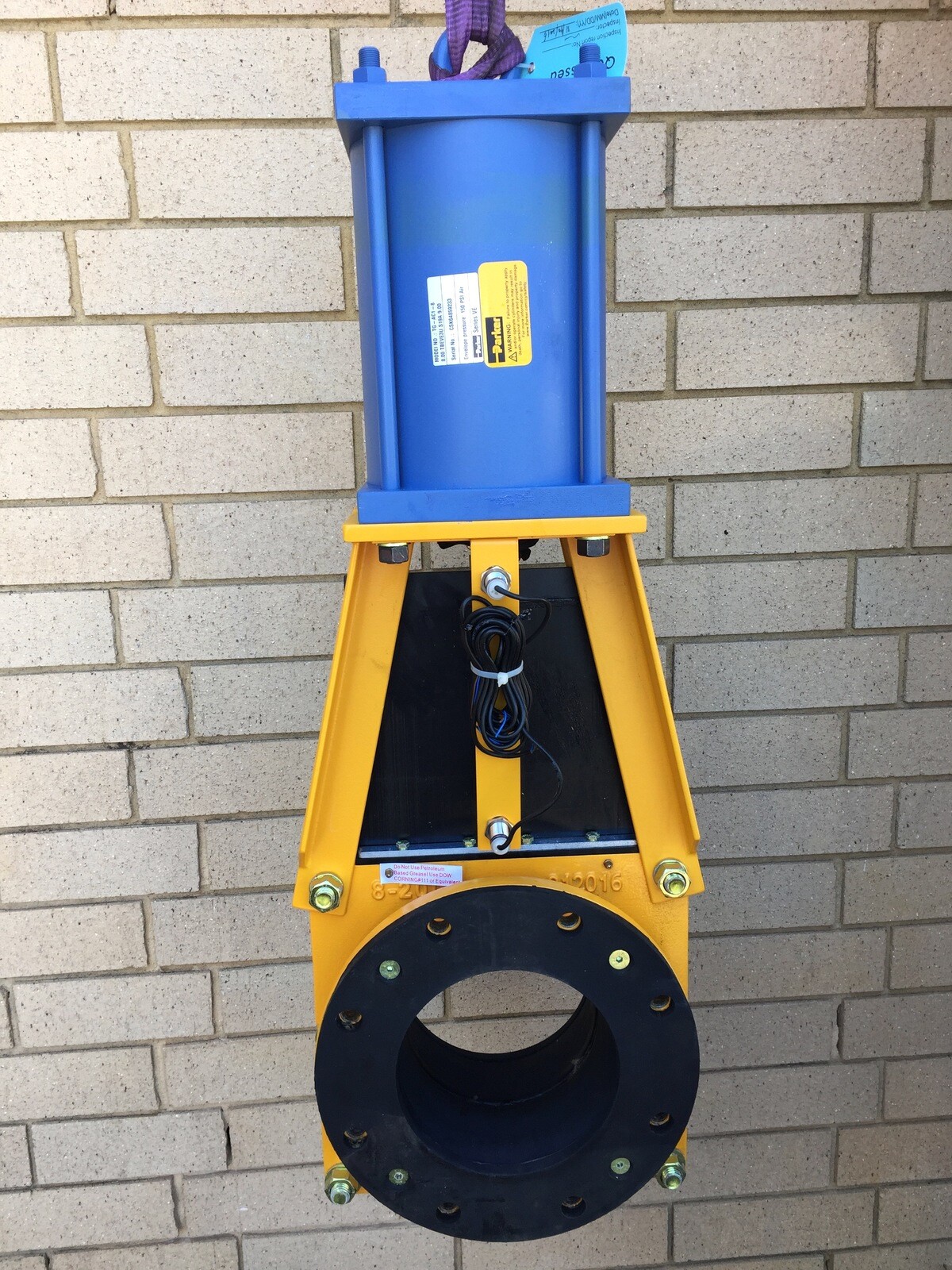 KREBS TG8AC174PGRLST Knife Gate Valve Pneumatic 8" 150Psi PG/174