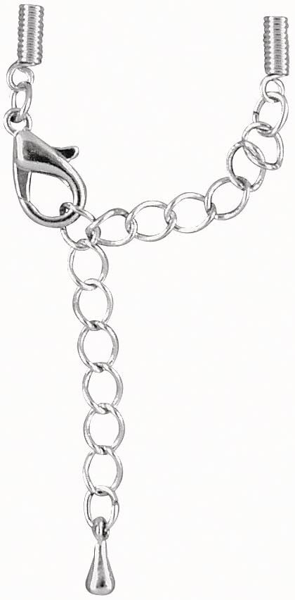 RAYHER - 2 PEZZI - CHIUSURE PER GIOIELLI A SPIRALE CON MOSCHETTONE 1MM - COLO...