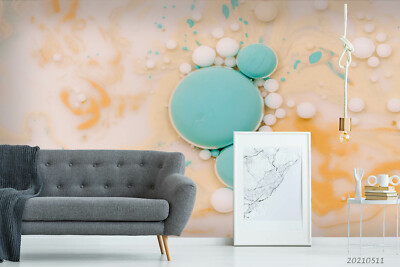 3D Abstract Marble Texture Self-adhesive Removable Wallpaper Murals Wall 41