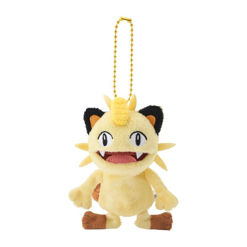 Pokemon Center Original Finger Puppet Keychain Meowth JAPAN