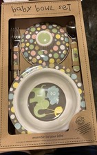 Sugar Booger by ORE Humpty Baby Bowl Set Suction Bowl Lid Fork Spoon New In Bx