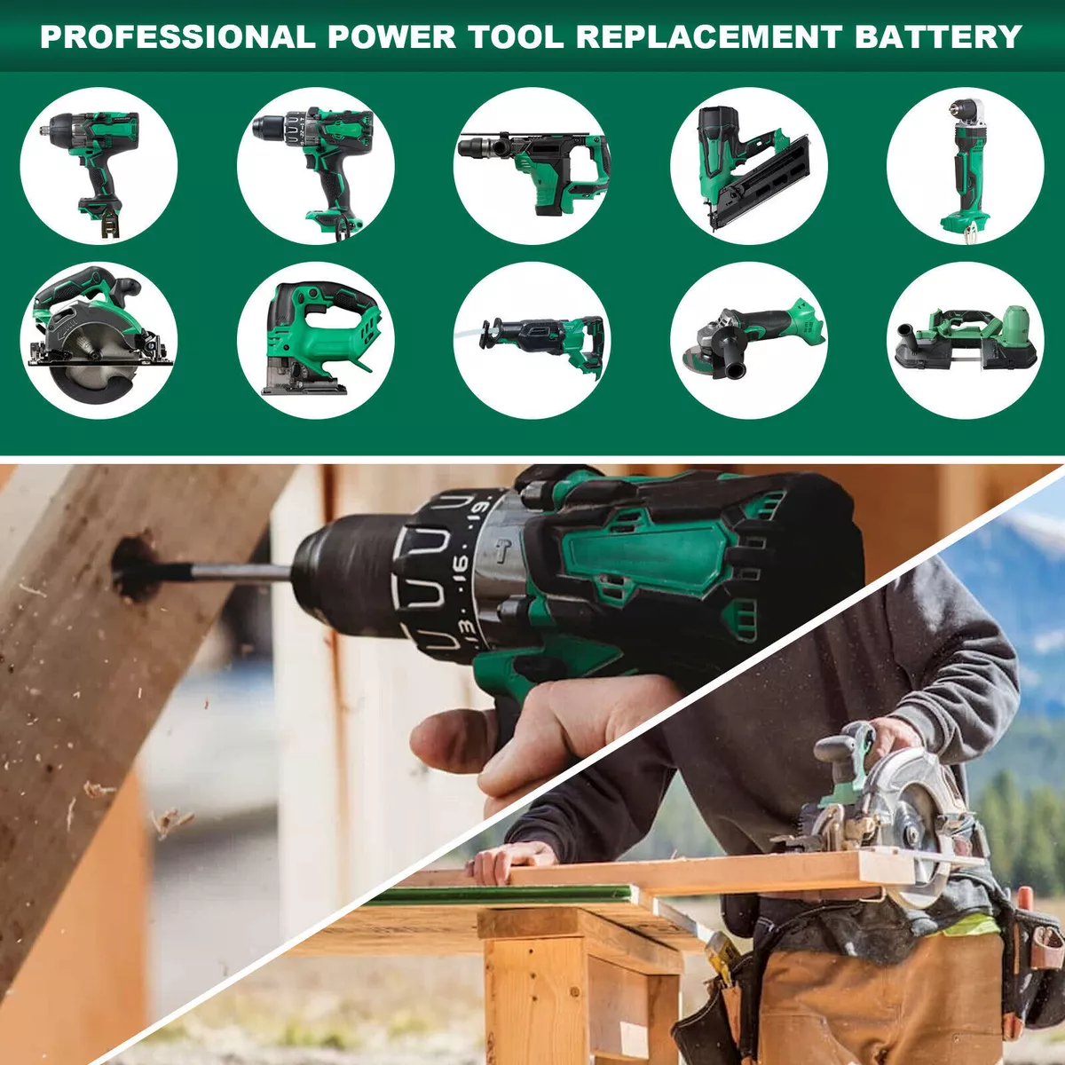 Hitachi 18 volt drill battery sale