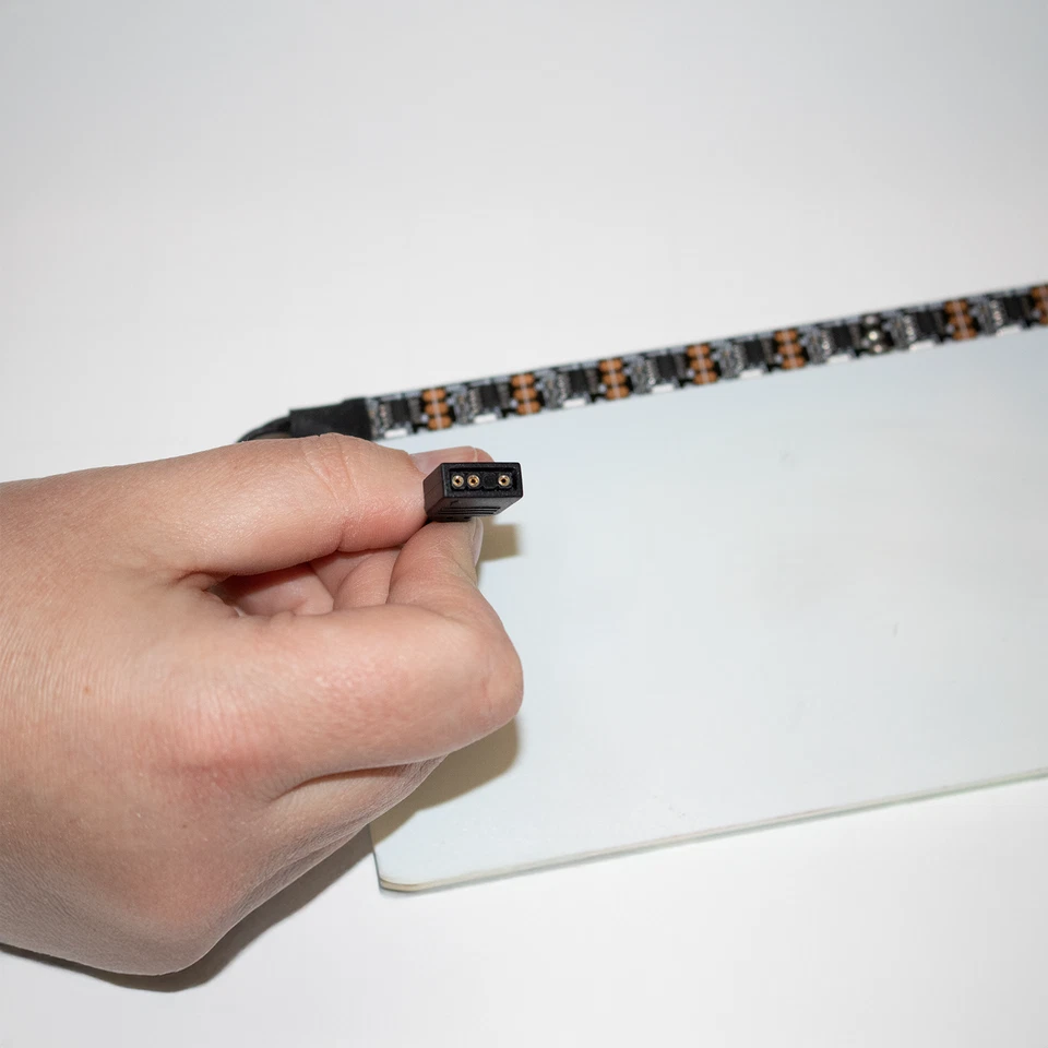 JOHN WICK GPU BASE PLATE COVER RGB LIGHT UP DECORATIVE PLATE (8in x 3.5) - Image 3 of 3