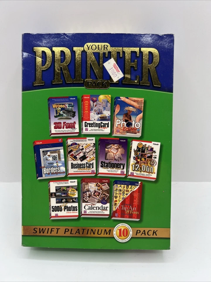 Vintage 2001 YOUR PRINTER PACK - 10 COSMI PC CD-ROM SOFTWARE For Windows 95 - Image 2 of 4