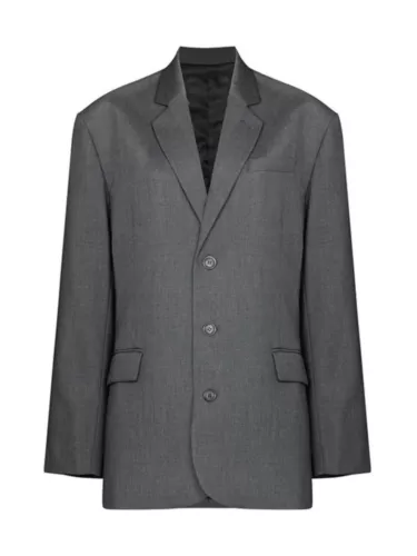 Nili Lotan Damen Herbst Schurwollmischung lockere Schulter Freizeit Blazer - Bild 26 von 26