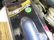[37A] Tackle industries Tubby tube 14" long twin reaper tail, light blue