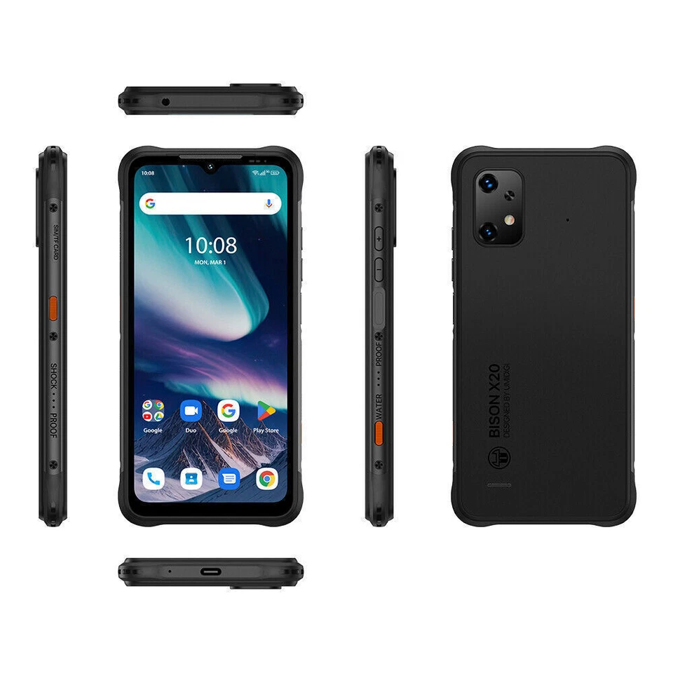 Smartphone UMIDIGI BISON X20 6GB+6GB 128GB 6.53"" Resistente NFC Android Desbloqueado Foto 2 de 4