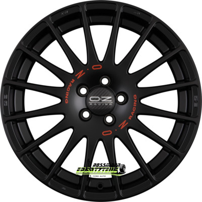 OZ Superturismo GT mattschwarz 7.5x17 ET50 - LK5/112 ML75 Felge