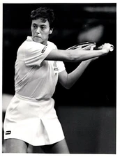 Original Press Photo Tennis Jo Durie Pretty Polly Classic October 1986 (2)
