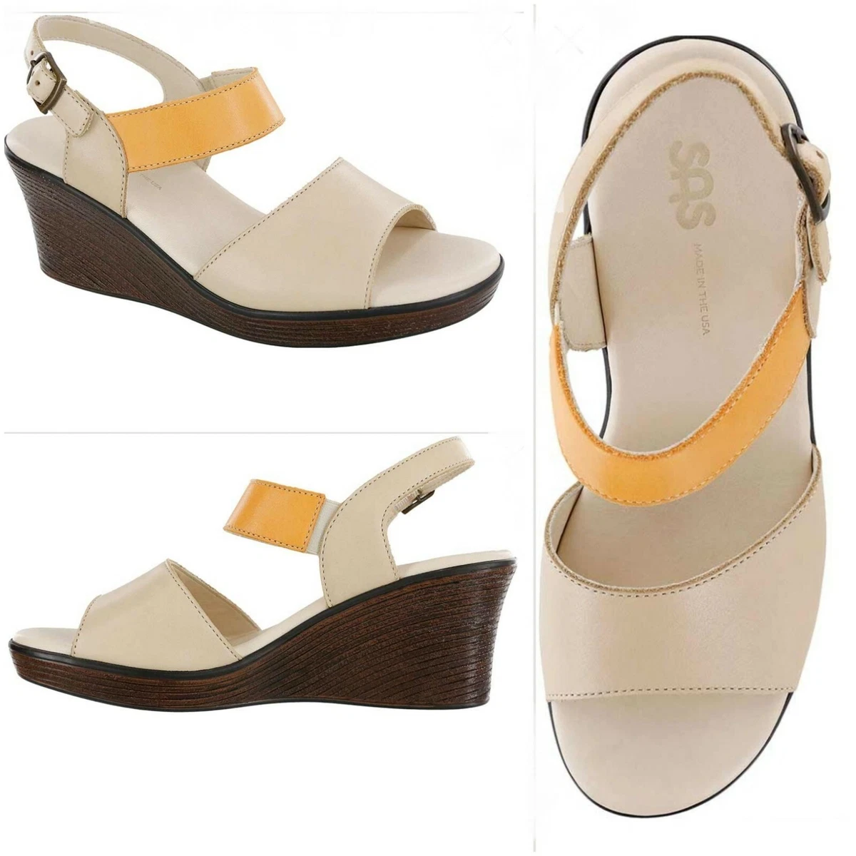 Sas hotsell wedge sandals