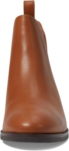 Cole Haan Laina British Tan Princess Leather Almond Toe Pull On Ankle Boots - Picture 2 of 5