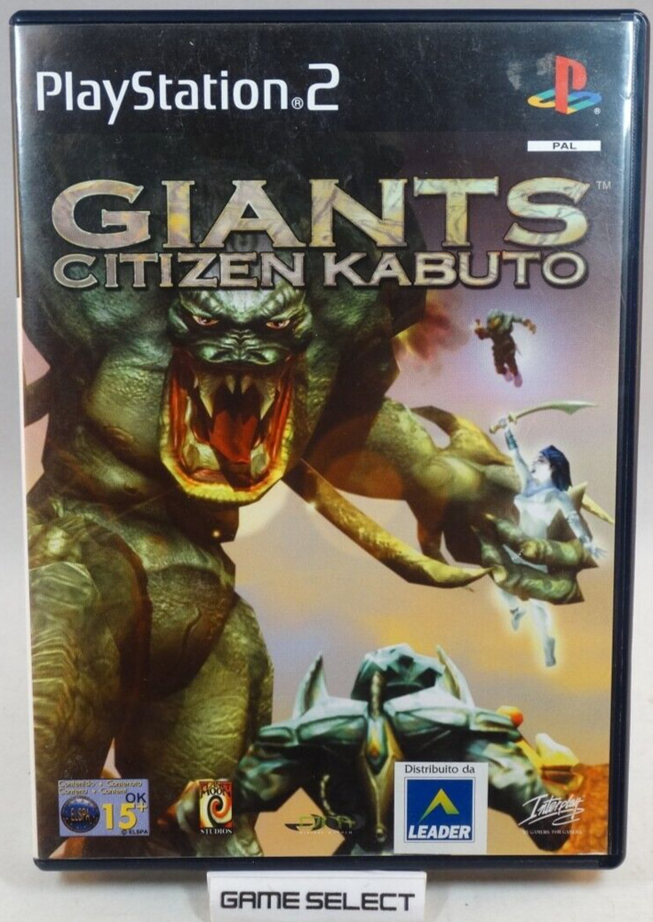 Giants Citizen Kabuto Sony PS2 Playstation 2 Pal - Original Complet