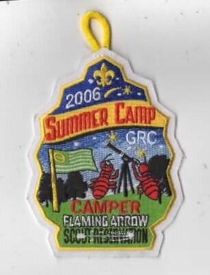 2006 Summer Camp Camper Flaming Arrow Scout Reservation Gulf Ridge Council [CA-1