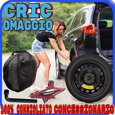 💥 Set Platzsparend Notrad Fiat 500 15”4Fori Cric Schlüssel Tasche DOT2025 🛞