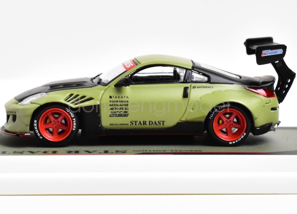 TM 1:64 350Z Fairlady Racing Sports Widebody Model Diecast Metal