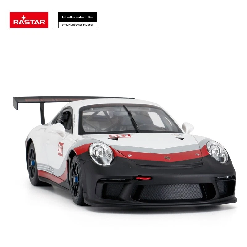 Rastar Porsche 911  GT3 CUP Kids Toy Car with Remote RC 75900 1:14 Scale - White - Image 2 of 4
