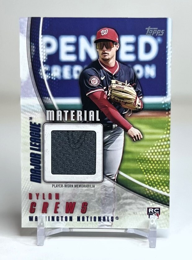 2025 Topps Series 1 Dylan Crews Major League Material Relic #MLM