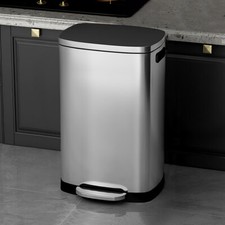 Stainless Steel Pedal Dustbin 30 L kitchen dustbin with pedal kitchen office Bin