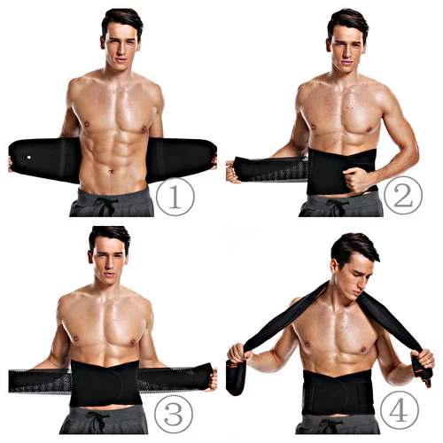 Para hombre Fajas Para Adelgazar Reductoras Abdomen Faja De Ejercicio Gimnasio Para Hombres - Imagen 6 de 38