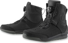 STIVALI moto ICON Patrol 2 NERO Moto Vintage naked custom Taglia 43.5