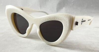 BALENCIAGA MEGA Inside Out BB0204S 0204S White 003 Sunglasses