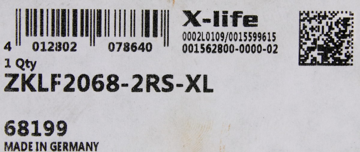 12207 INA AXIAL ANGULAR CONTACT BALL BEARING ZKLF2068-2RS-XL | eBay