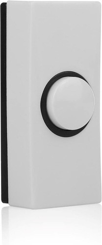 Byron Wired Doorbell Kit Button Chime and 5m Cable 90dB White DBW-24031 - Picture 12 of 14