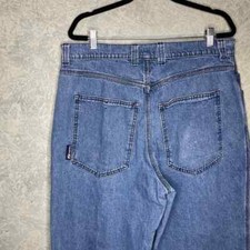 Vintage denim wide leg jeans