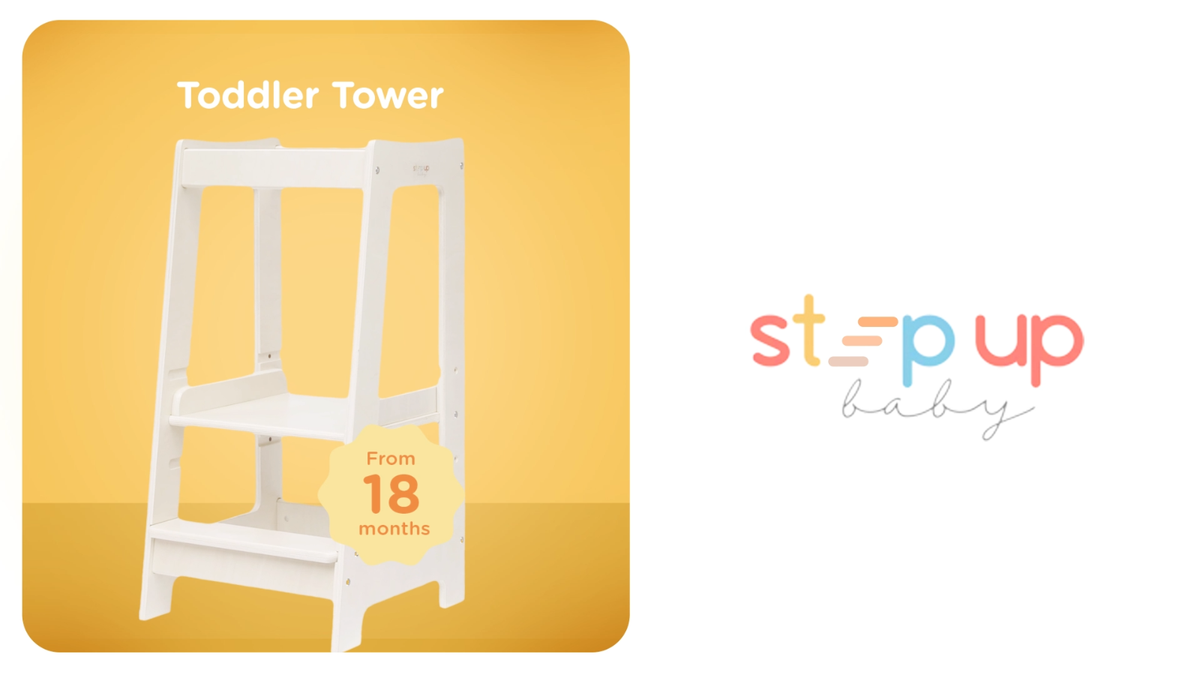 Stepup Baby Montessori Toddler Tower Toddler Step Stool for 