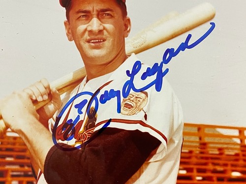 BEAUTIFUL Johnny Logan 1950's Milwaukee Braves AUTOGRAPHED 8x10 Photo, NICE!! - Picture 2 of 2