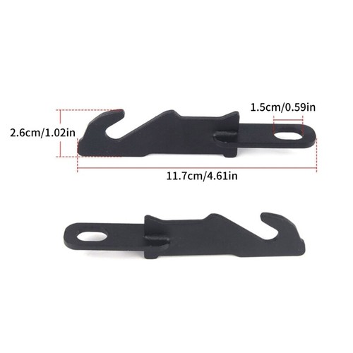 1 Pair 4.6" Latches Door Latches Vent Extender for Increasing Air Circulation - Picture 8 of 8