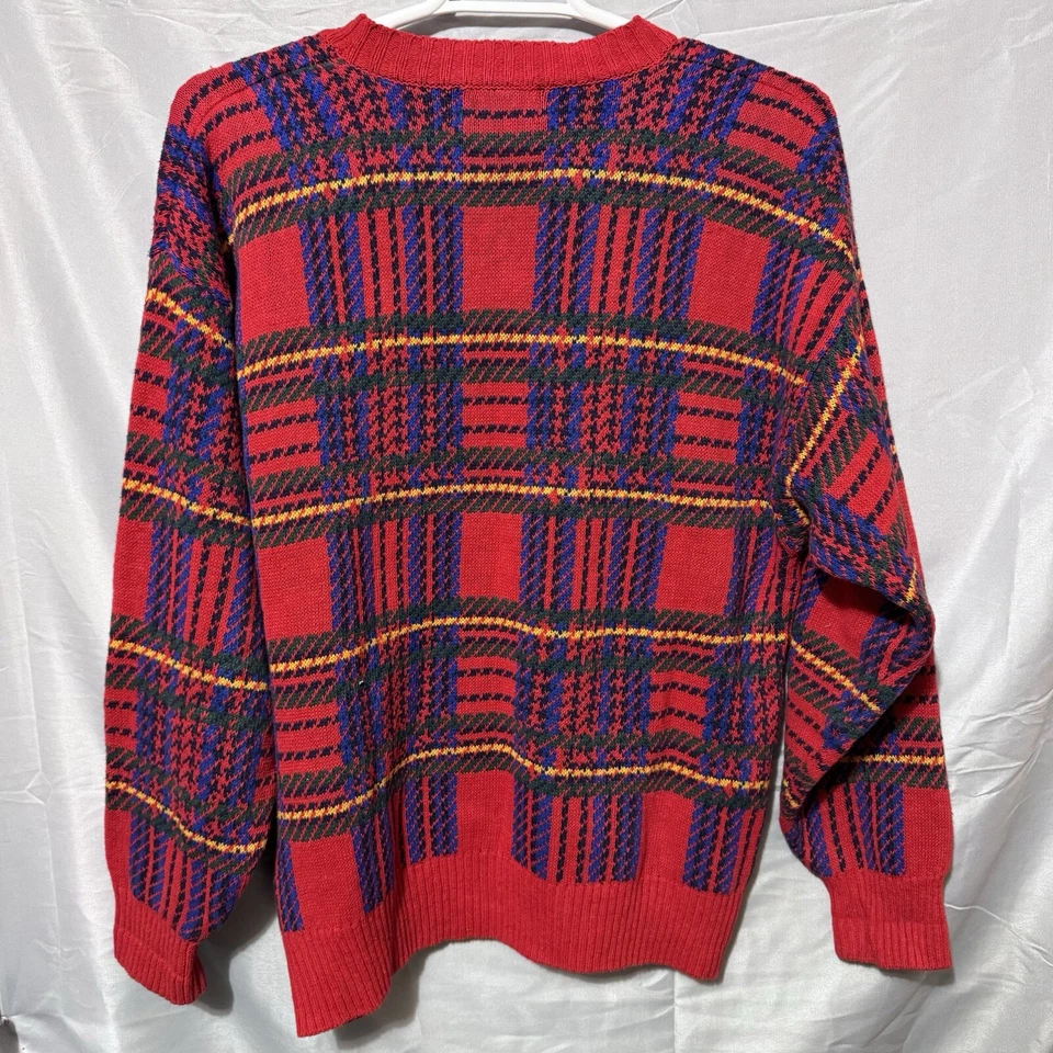 Vintage Ruff Hewn Plaid Oversized Sweater / Sweatshirt - Image 3 of 3