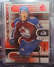 JEAN-LUC FOUDY 2022-23 UD SP Game Used SPGU Red Authentic Rookies #223 038/220