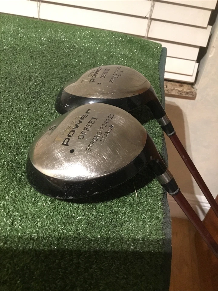 Integra Tiger Power Offset Woods Set (5W & 7W)Seniors Palmer 60g Graphite Shafts - Image 3 of 4